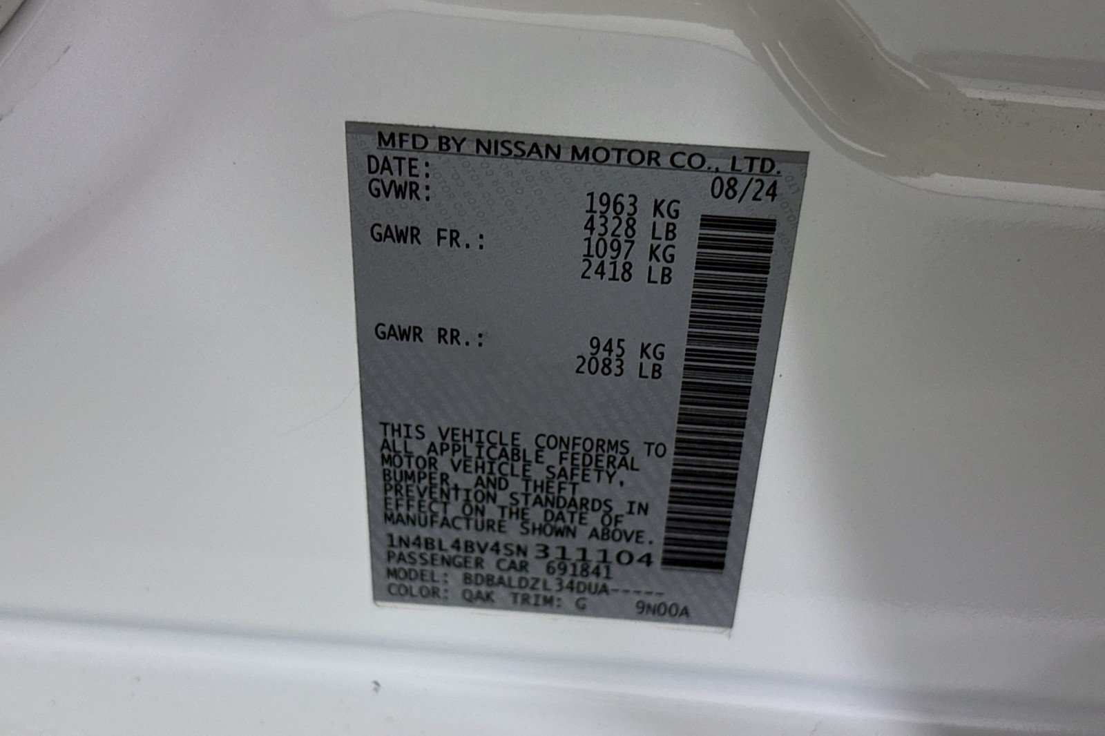 Used 2025 Nissan Altima 2.5 S FWD image 24