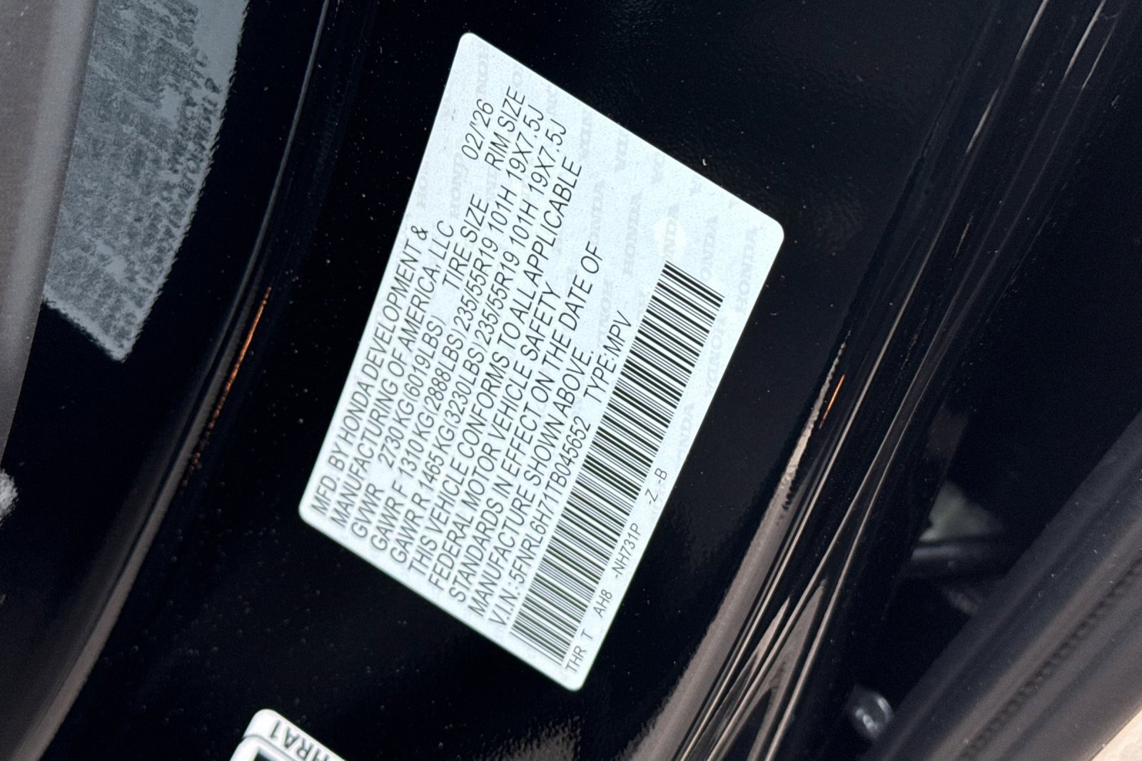 New 2026 Honda Odyssey Sport-L image 20