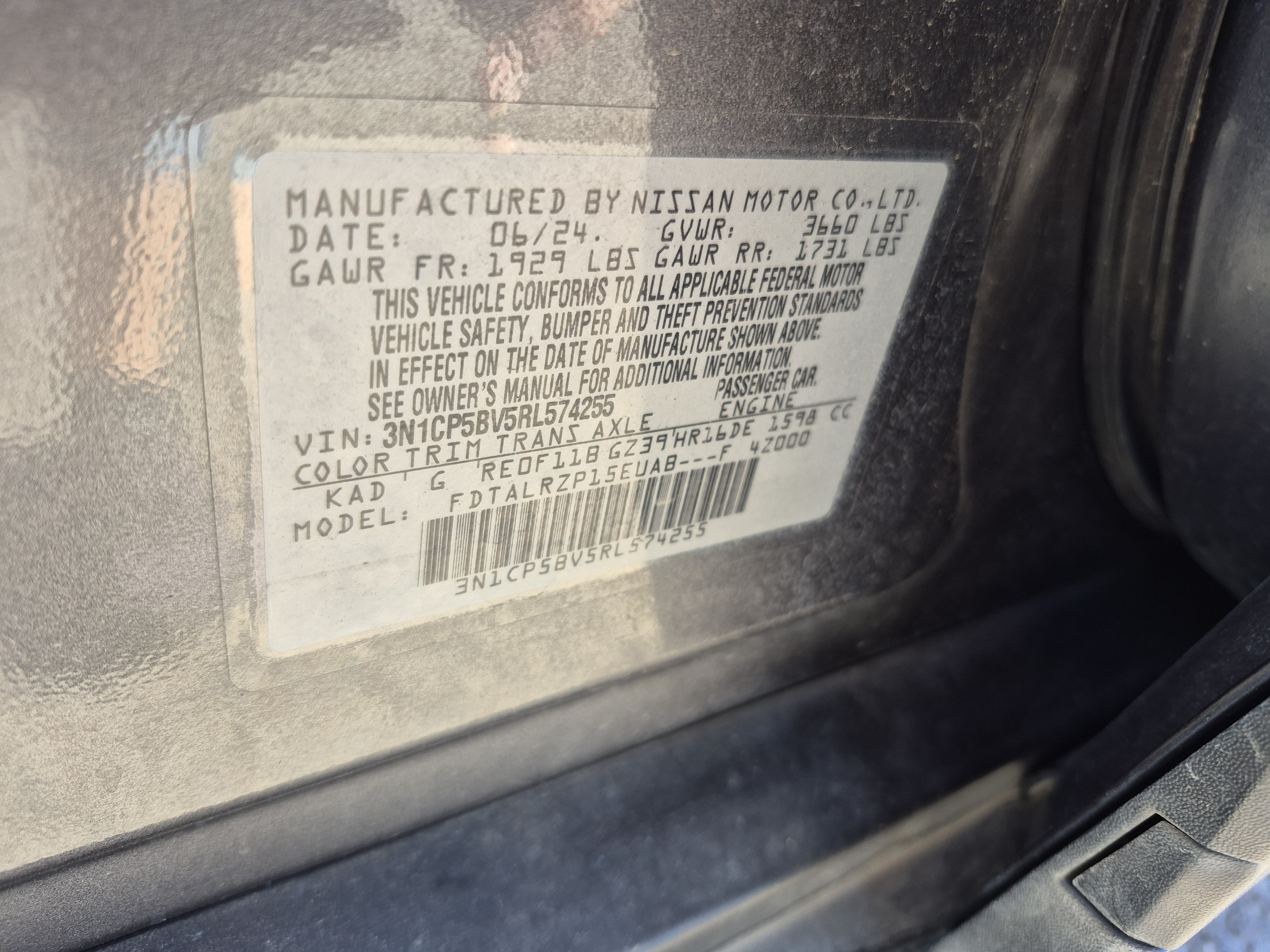 Used 2024 Nissan Kicks S FWD image 24