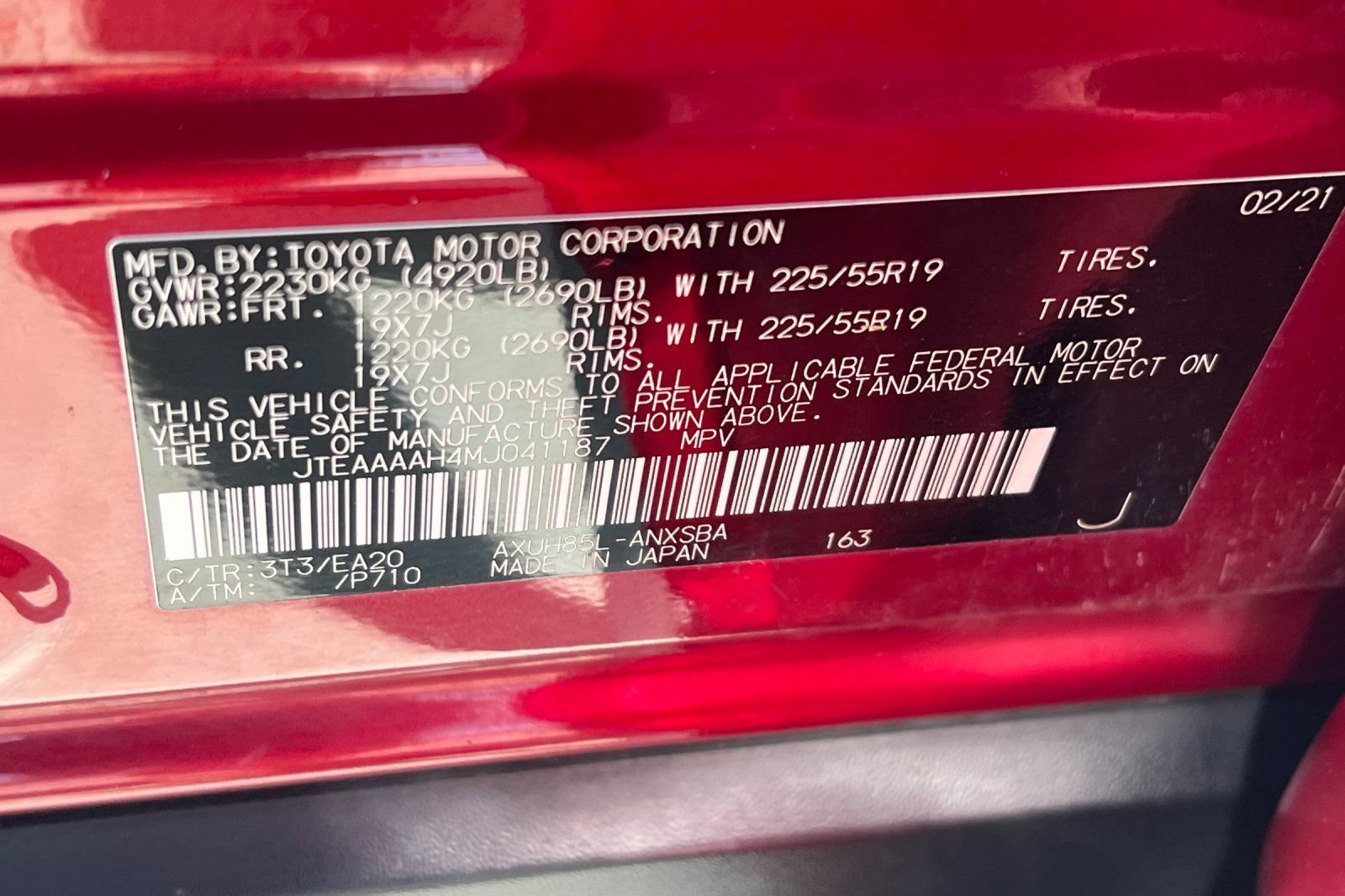 Used 2021 Toyota Venza Limited w/ Advanced Technology Package AWD/4WD image 24