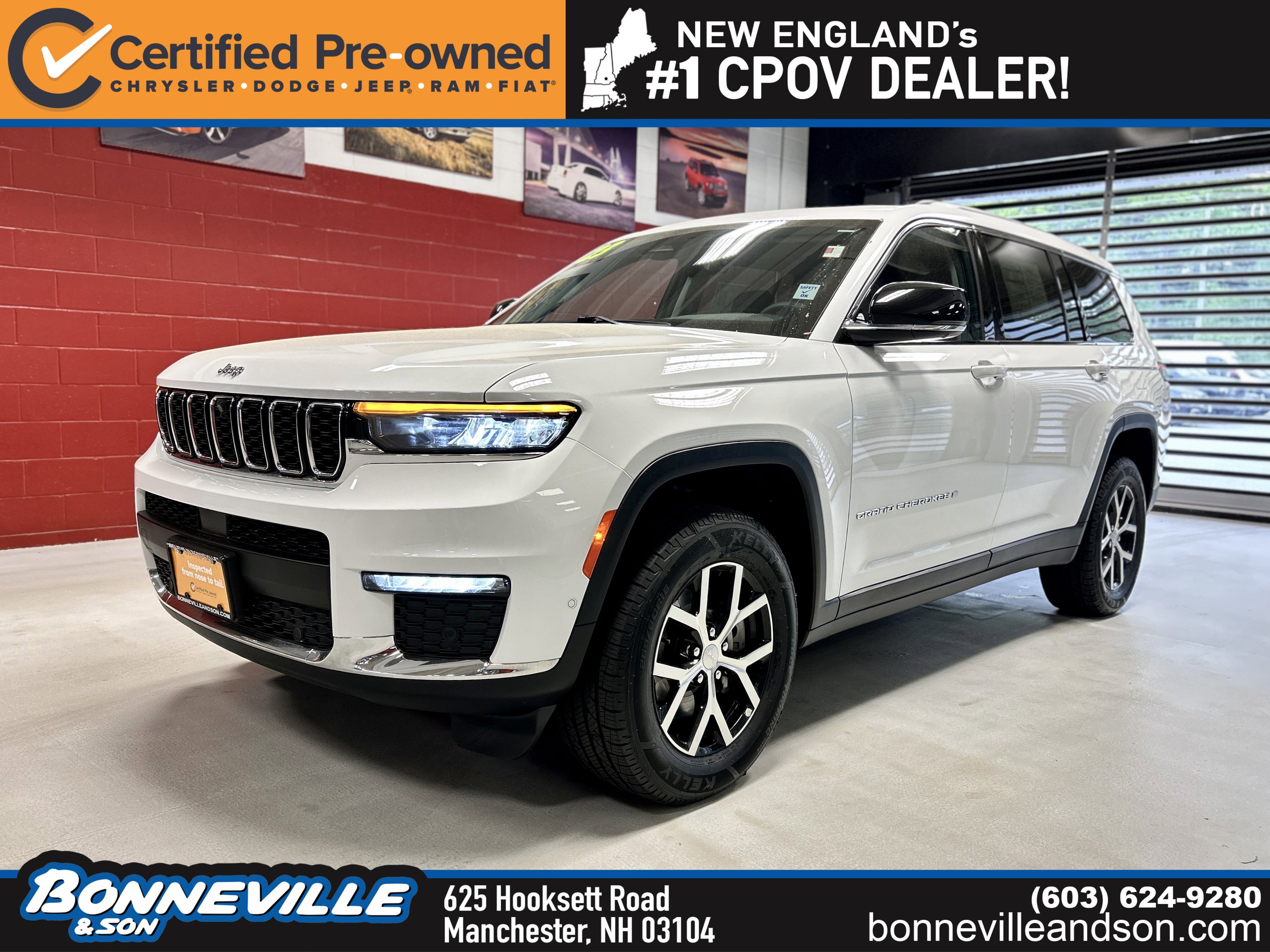 Certified 2023 Jeep Grand Cherokee L Limited w/ Luxury Tech Group II AWD/4WD video 1
