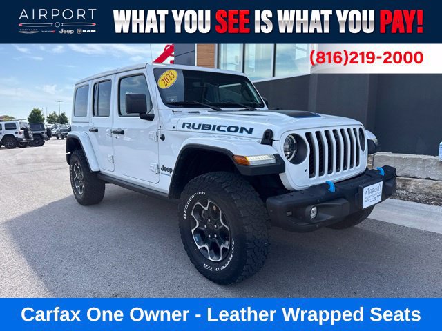 Used 2023 Jeep Wrangler Unlimited Rubicon 4xe w/ Steel Bumper Group AWD/4WD image 1