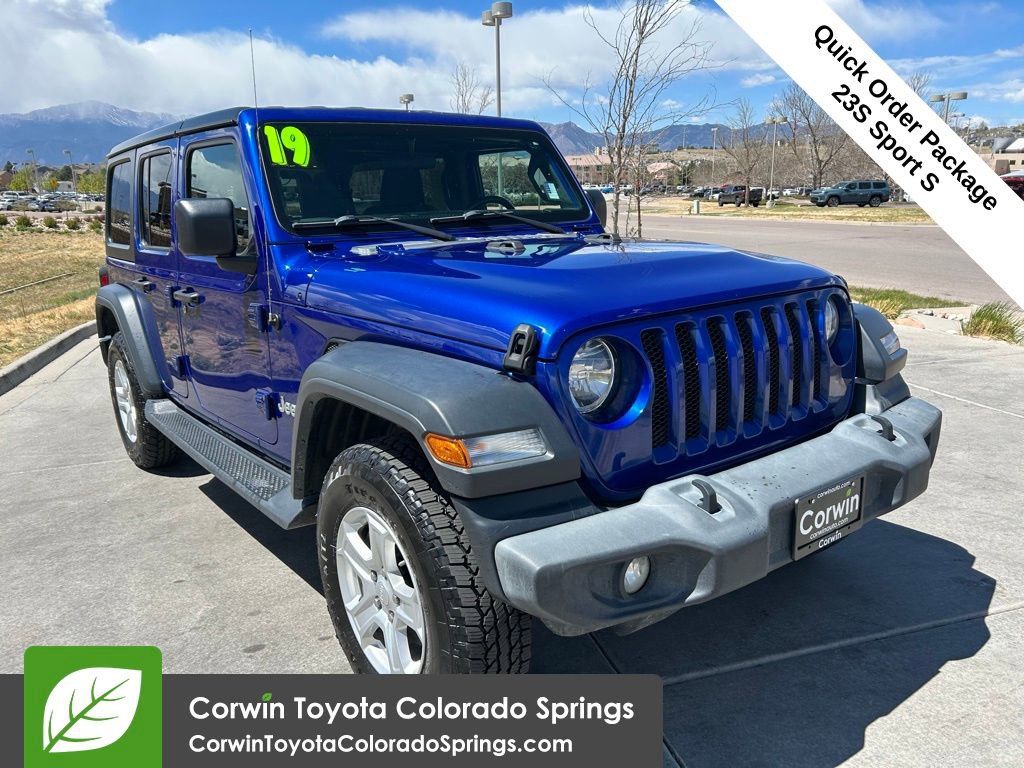 Used 2019 Jeep Wrangler Unlimited Sport S AWD/4WD image 1