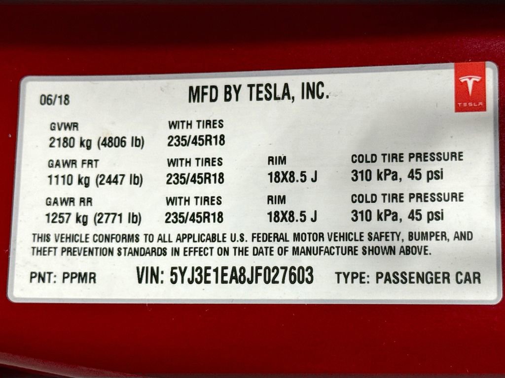 Used 2018 Tesla Model 3 Long Range image 25