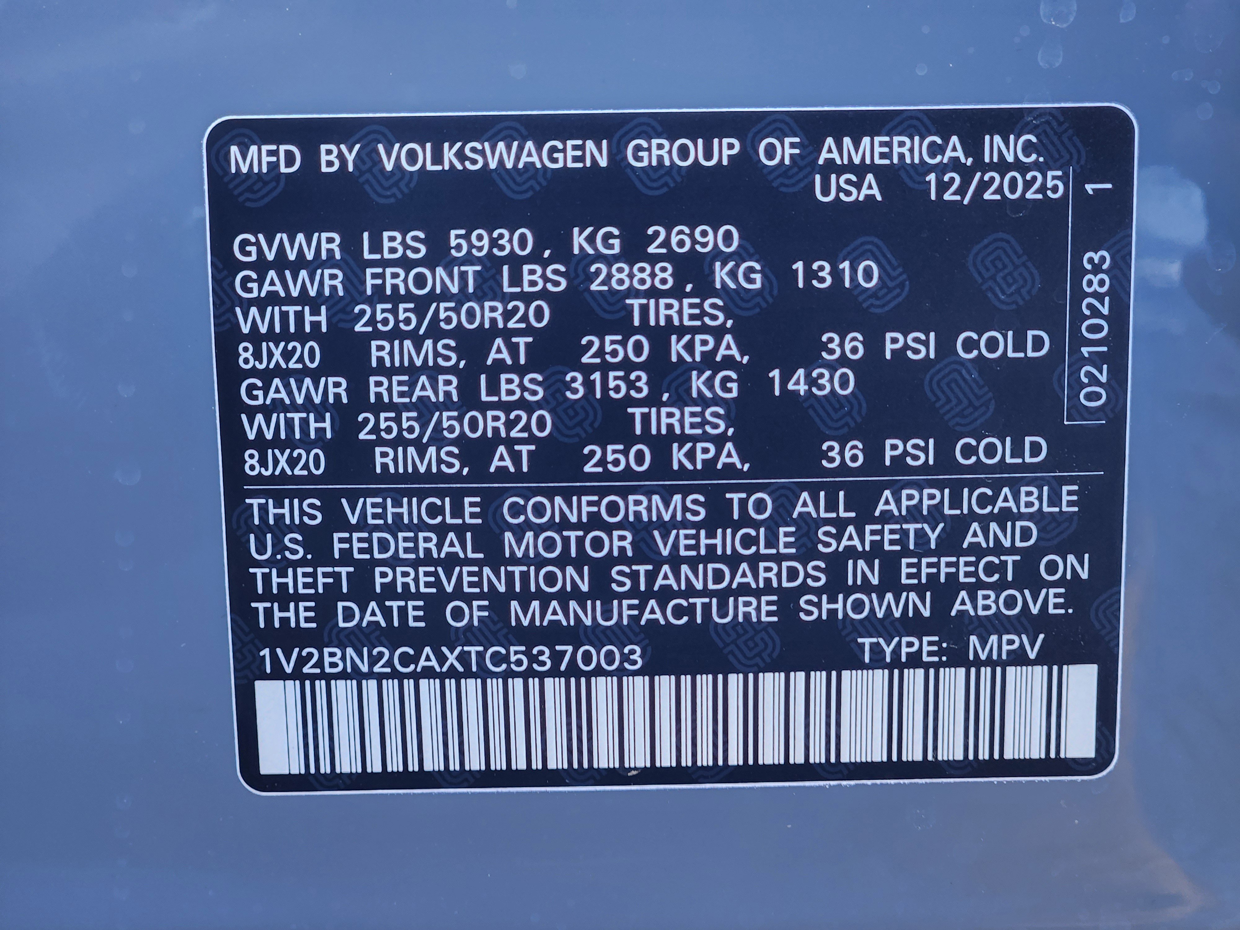 New 2026 Volkswagen Atlas SEL image 26