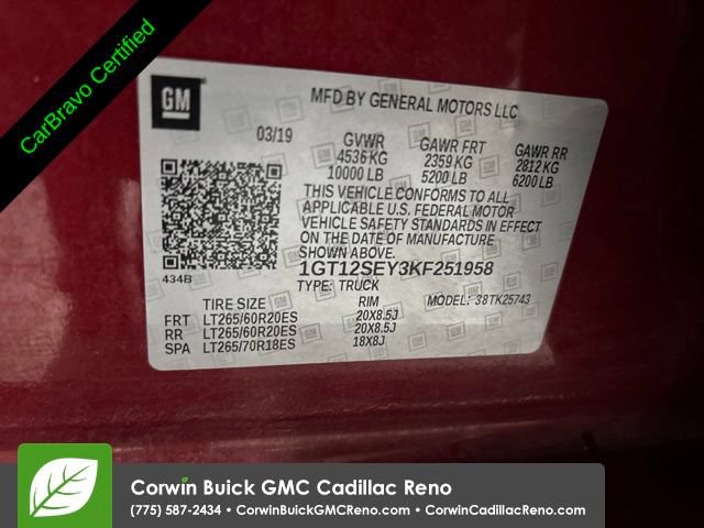 Certified 2019 GMC Sierra 2500 Denali w/ Duramax Plus Package AWD/4WD image 40