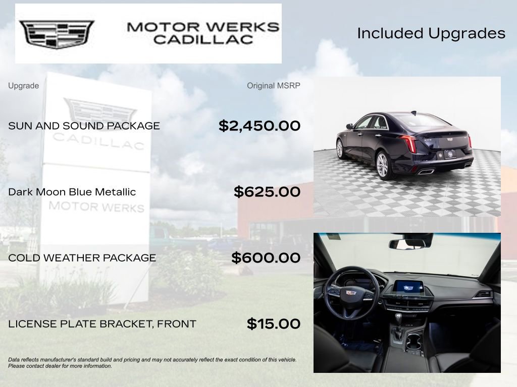 Certified 2021 Cadillac CT4 Luxury w/ Sun And Sound Package image 9