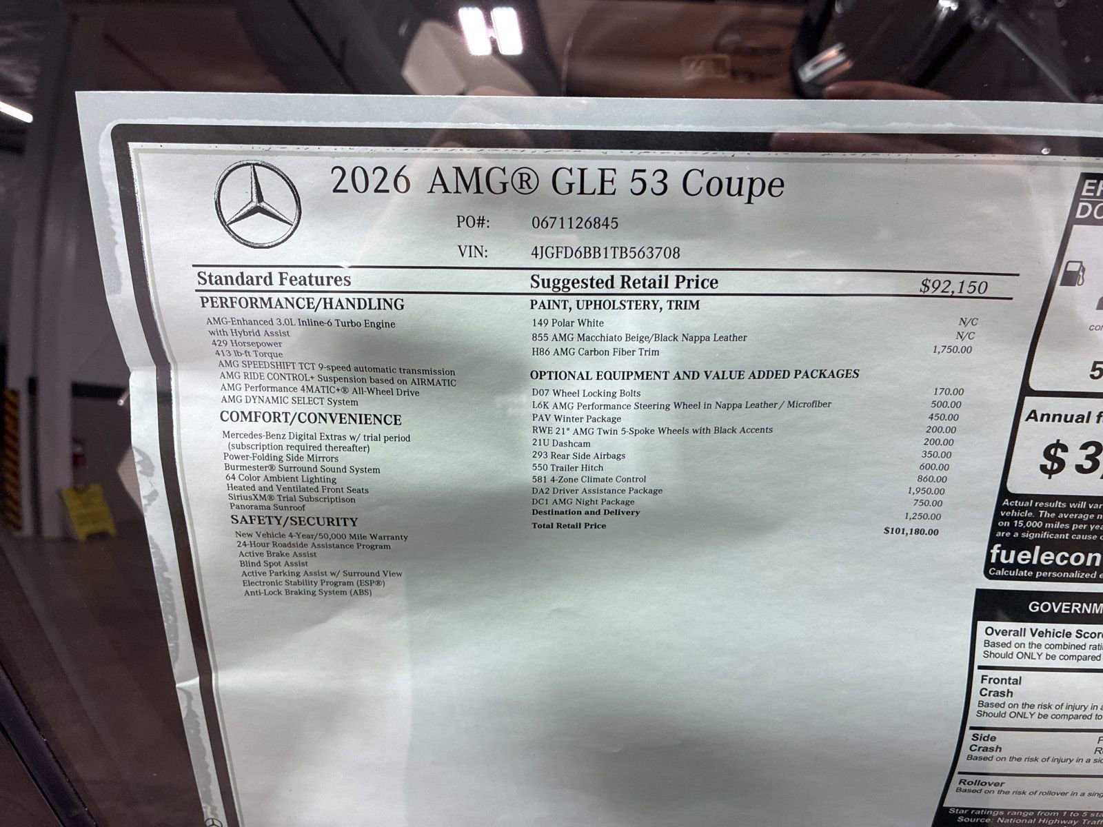 New 2026 Mercedes-Benz GLE 53 AMG 4MATIC Coupe image 22