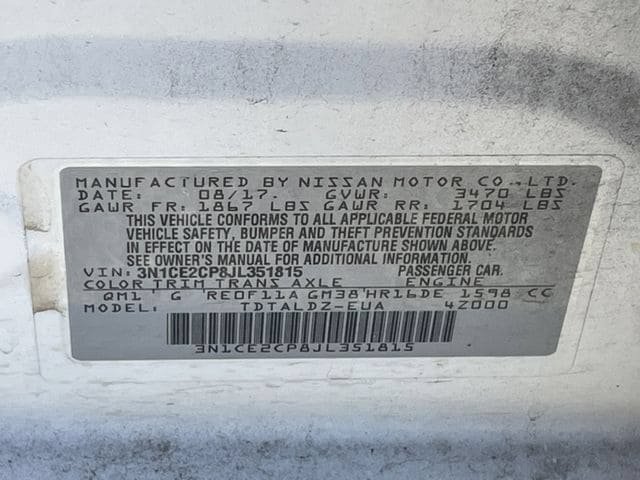 Used 2018 Nissan Versa Note SV FWD image 28