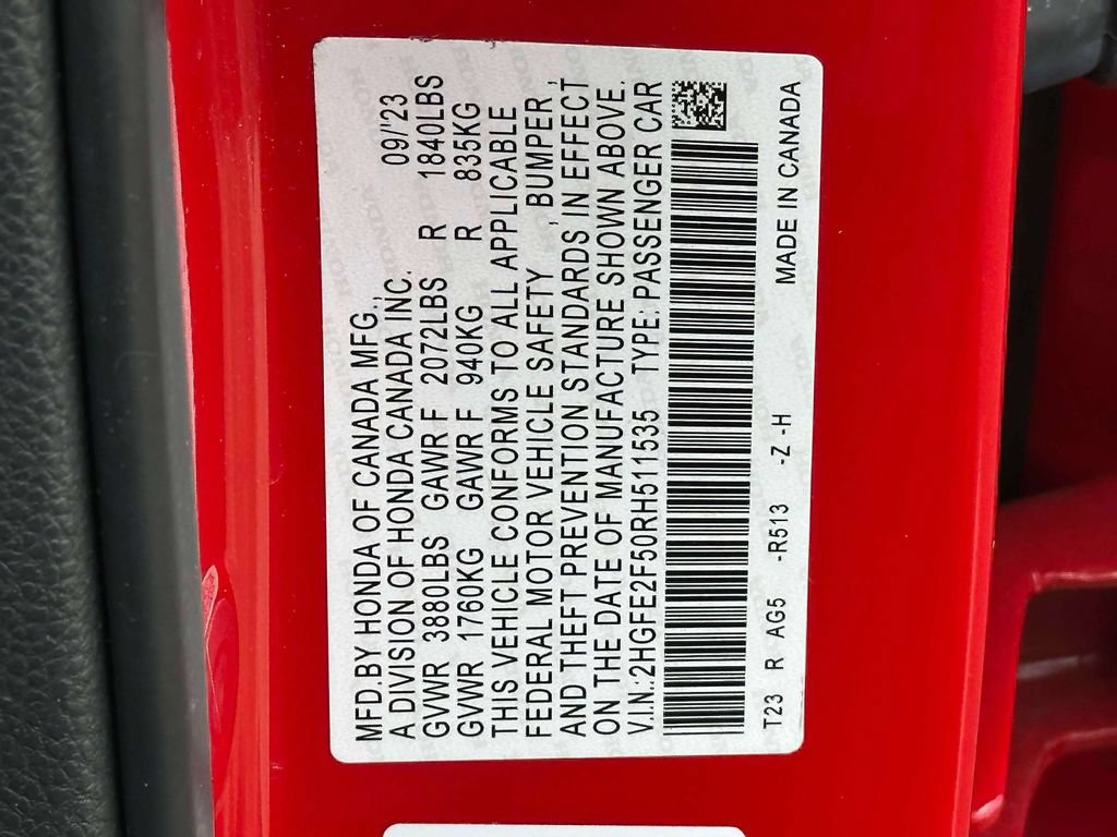 Certified 2024 Honda Civic Sport image 14