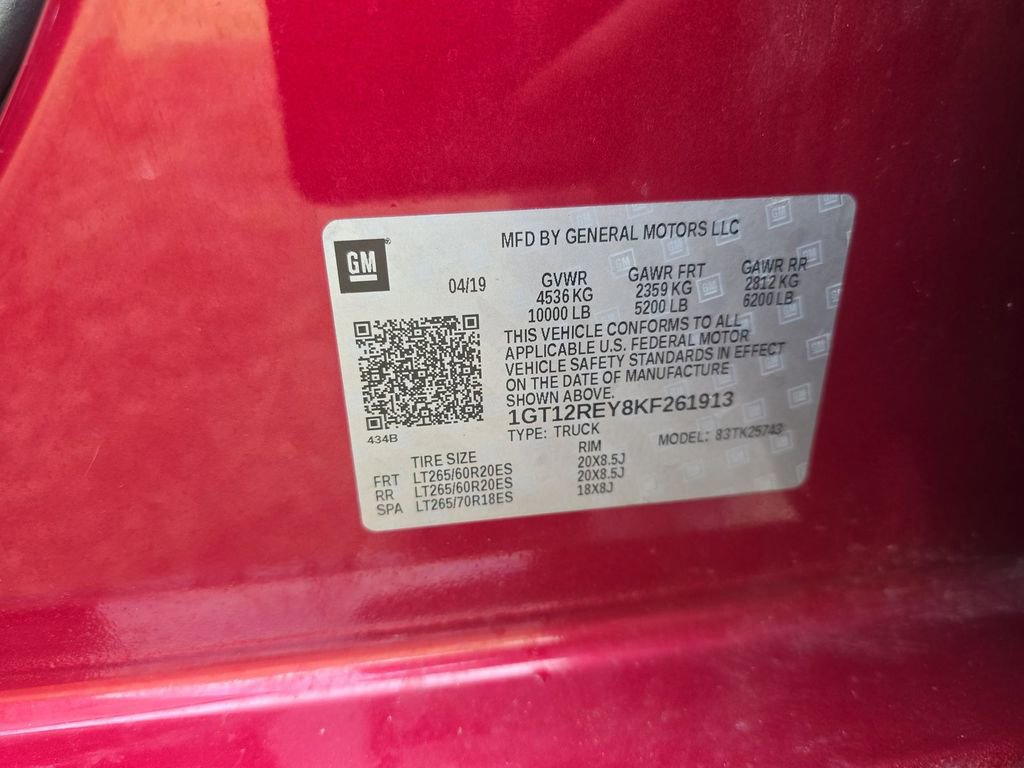 Used 2019 GMC Sierra 2500 SLT w/ Duramax Plus Package image 19