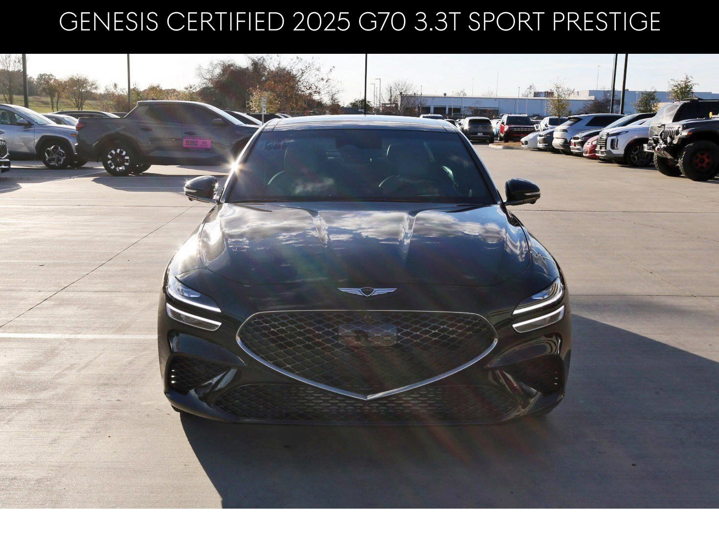 Used 2025 Genesis G70 3.3T Advanced w/ Sport Prestige Package image 2