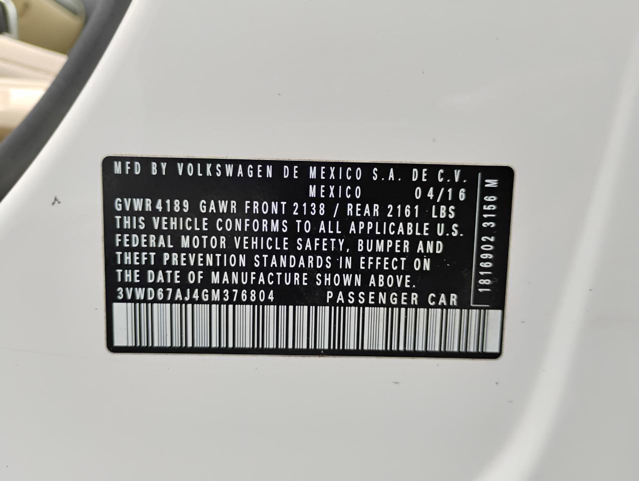 Used 2016 Volkswagen Jetta SE FWD image 95