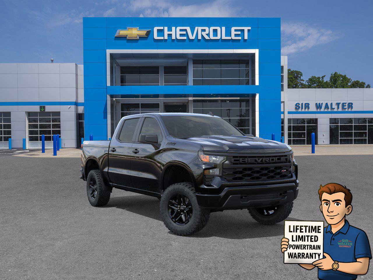 New 2026 Chevrolet Silverado 1500 Custom Trail Boss w/ Dark Appearance Package video 1