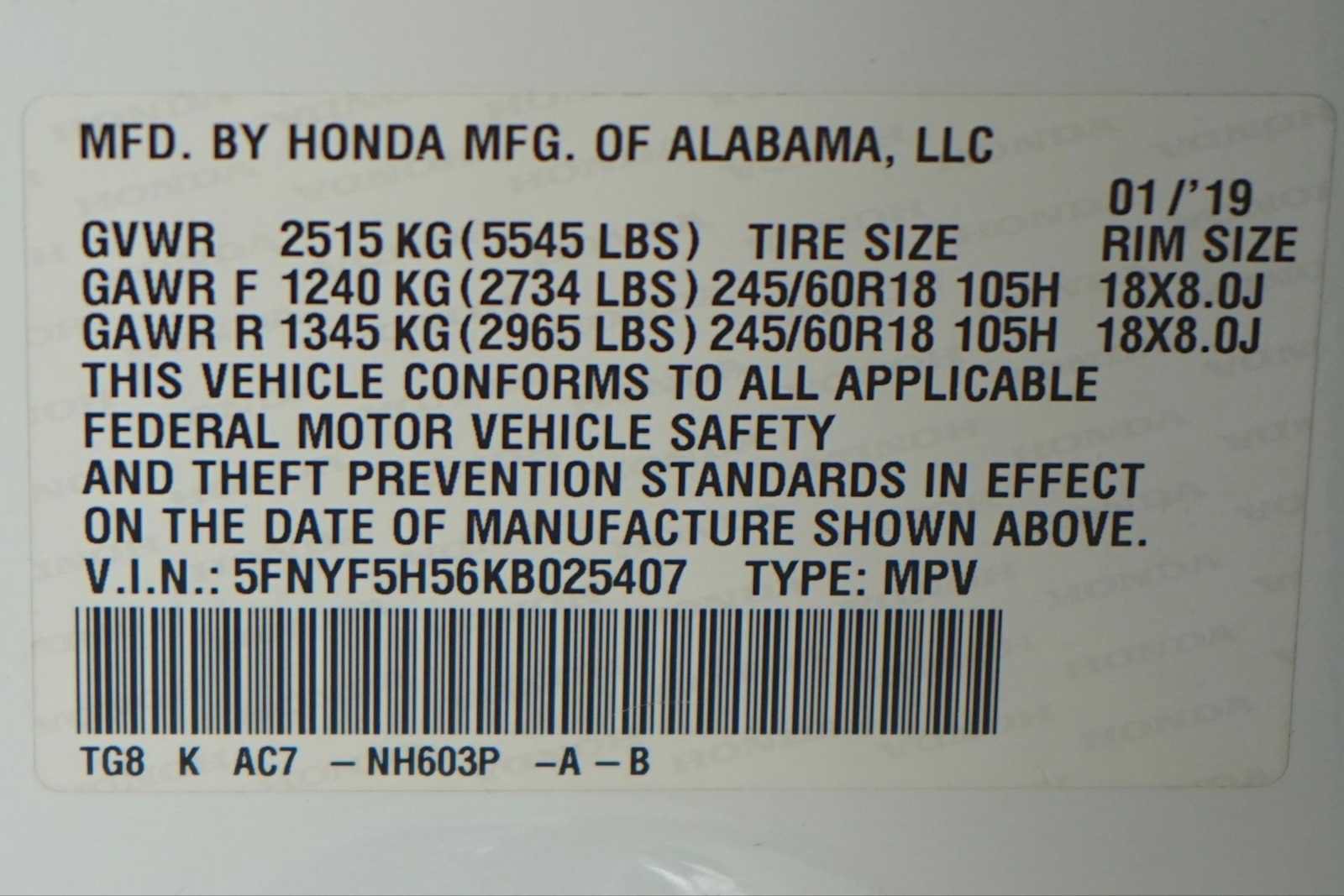 Used 2019 Honda Pilot EX-L image 30