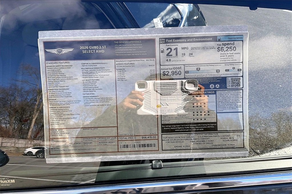 New 2026 Genesis GV80 2.5T Select image 14