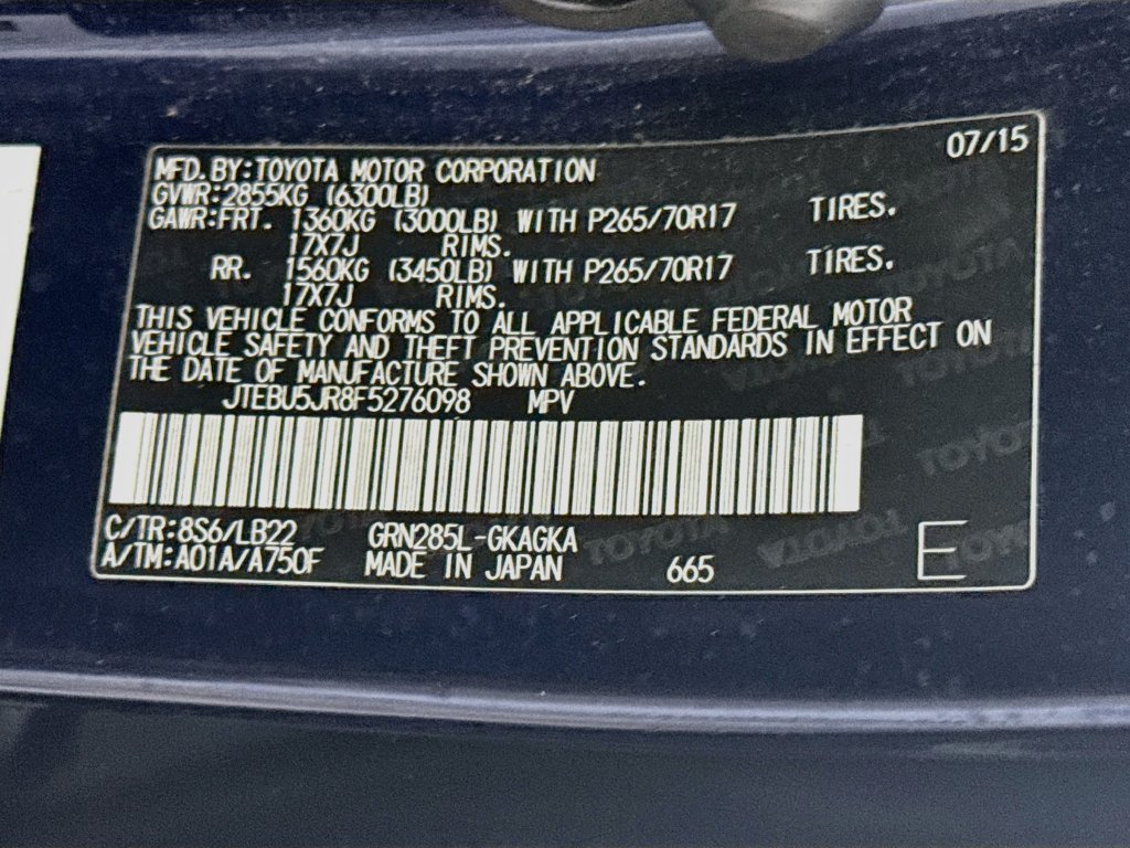 Used 2015 Toyota 4Runner SR5 Premium AWD/4WD image 34