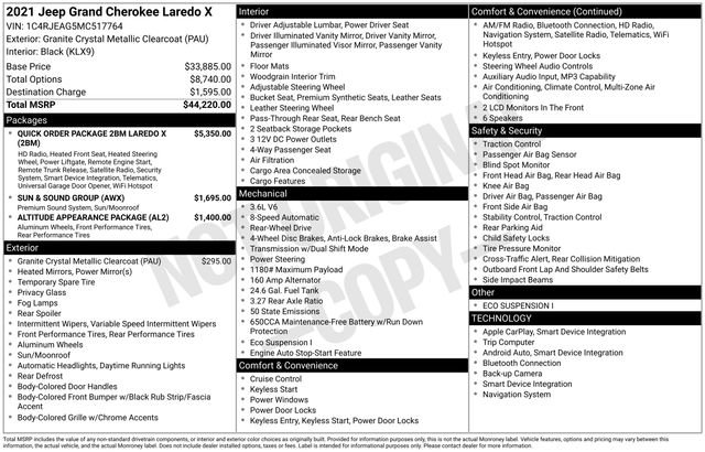 Used 2021 Jeep Grand Cherokee Laredo X RWD image 5