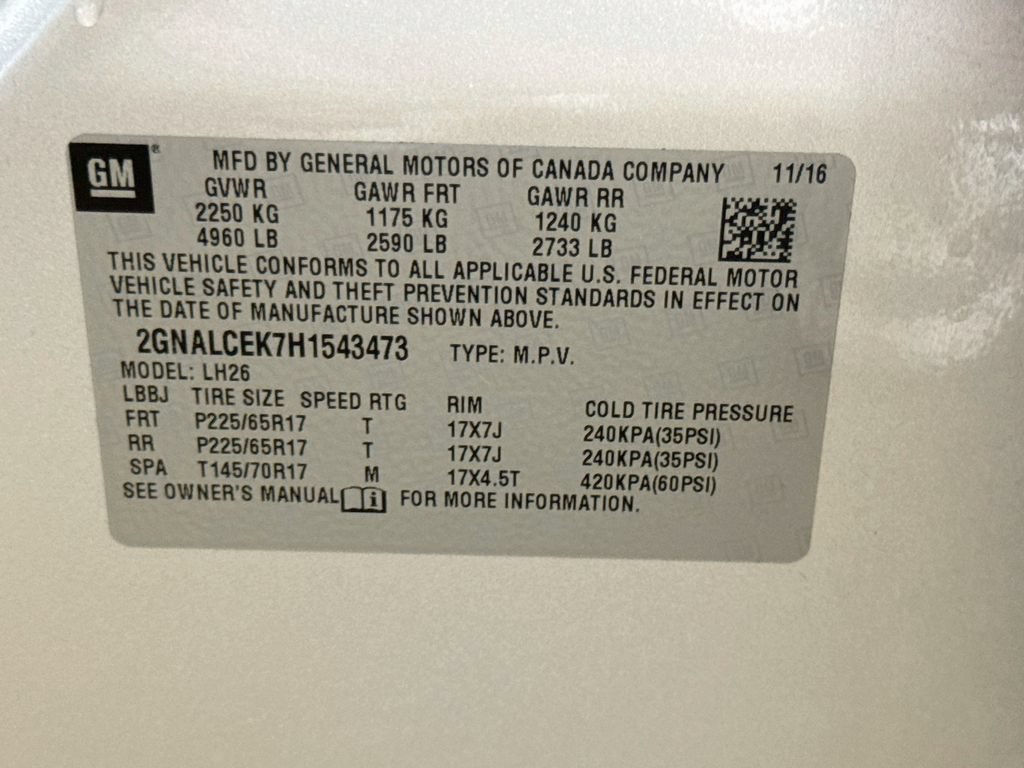 Used 2017 Chevrolet Equinox LT w/ Convenience Package FWD image 30