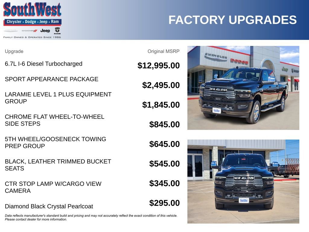 New 2026 RAM 2500 Laramie w/ Sport Appearance Package image 11