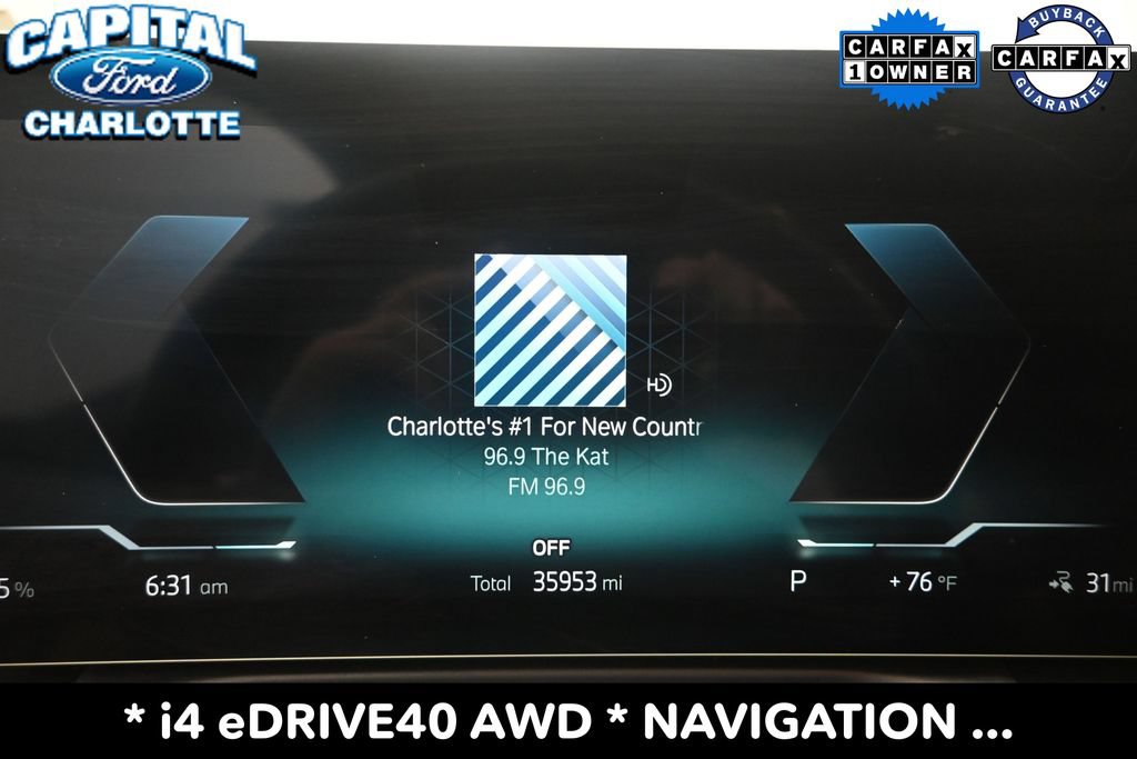 Used 2023 BMW i4 eDrive40 w/ Premium Package RWD image 11