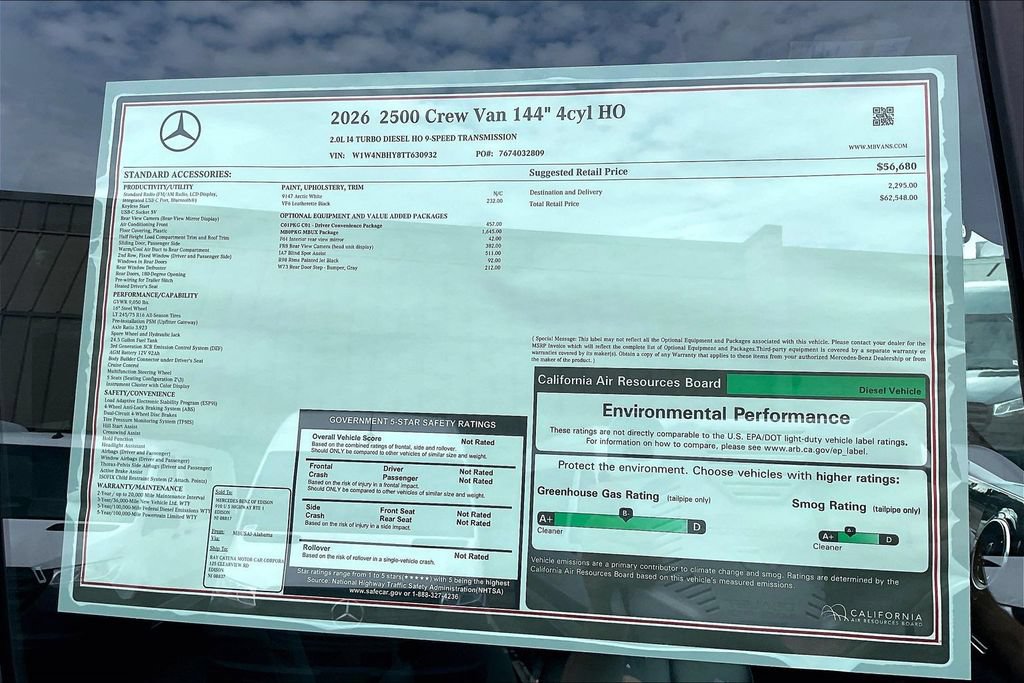 New 2026 Mercedes-Benz Sprinter 2500 image 13