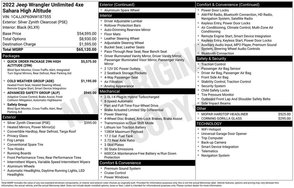 Used 2022 Jeep Wrangler Unlimited Sahara image 37