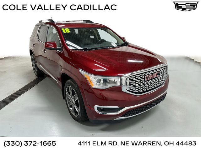 Used 2018 GMC Acadia Denali w/ LPO, Protection Package