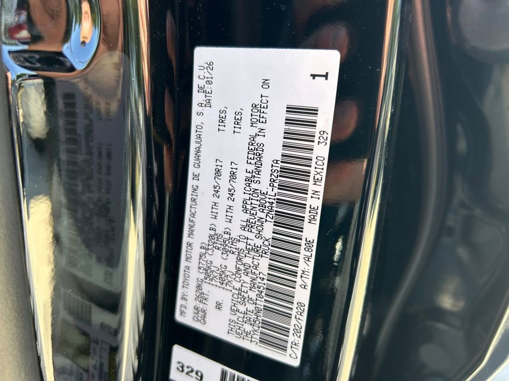 New 2026 Toyota Tacoma SR image 10