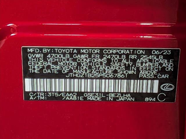 Used 2023 Lexus IS 350 F Sport w/ Accessory Package RWD image 27