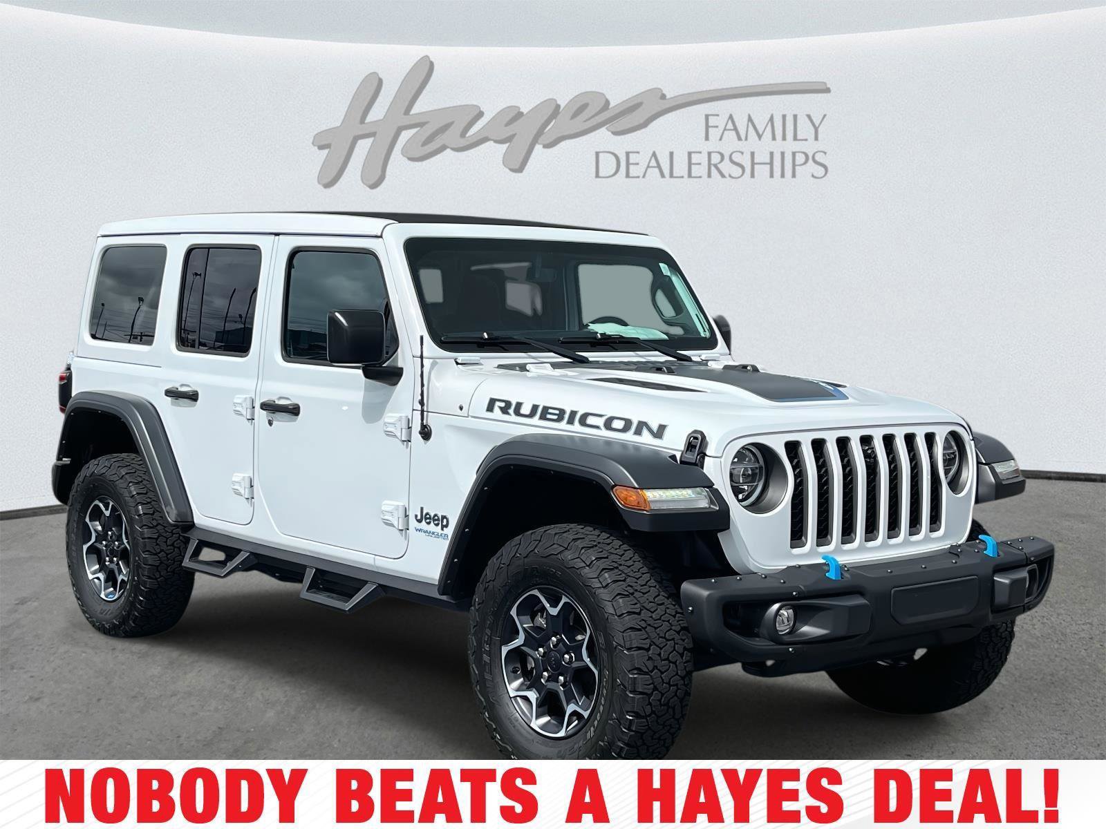 Certified 2022 Jeep Wrangler Unlimited Rubicon 4xe w/ Steel Bumper Group