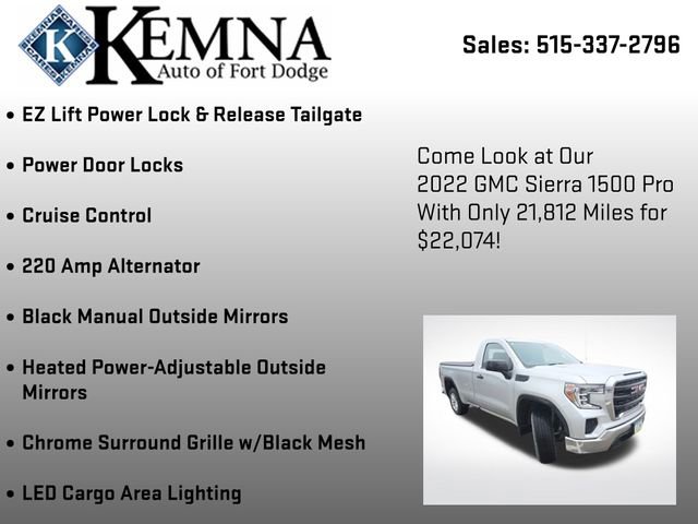 Used 2022 GMC Sierra 1500 Pro w/ Convenience Package image 25