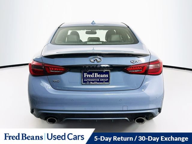 Used 2023 INFINITI Q50 Red Sport 400 w/ Carbon Fiber Package AWD/4WD image 6