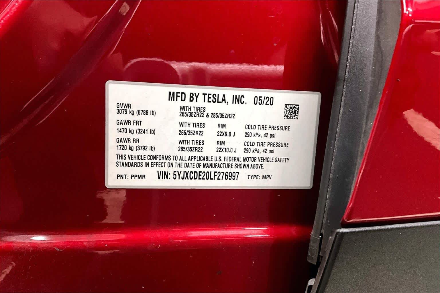 Used 2020 Tesla Model X Long Range AWD/4WD image 35