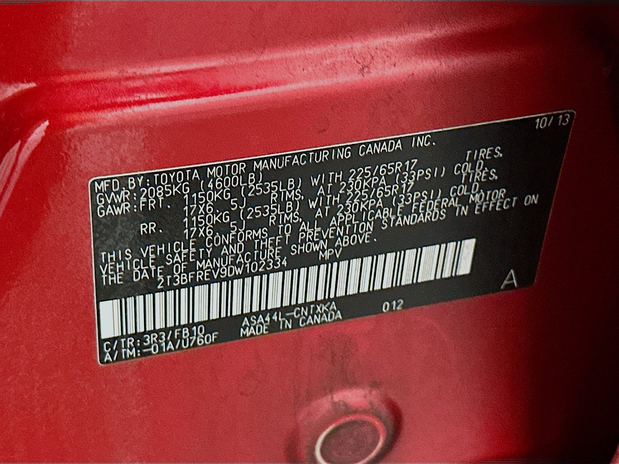 Used 2013 Toyota RAV4 LE image 12