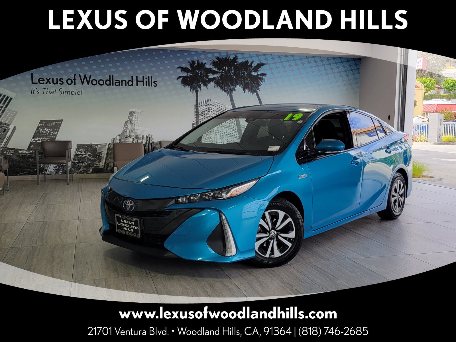 Used 2019 Toyota Prius Prime Premium w/ Carpet Mat Package FWD image 1