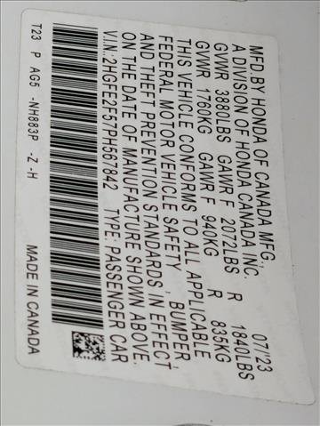 Certified 2023 Honda Civic Sport image 23