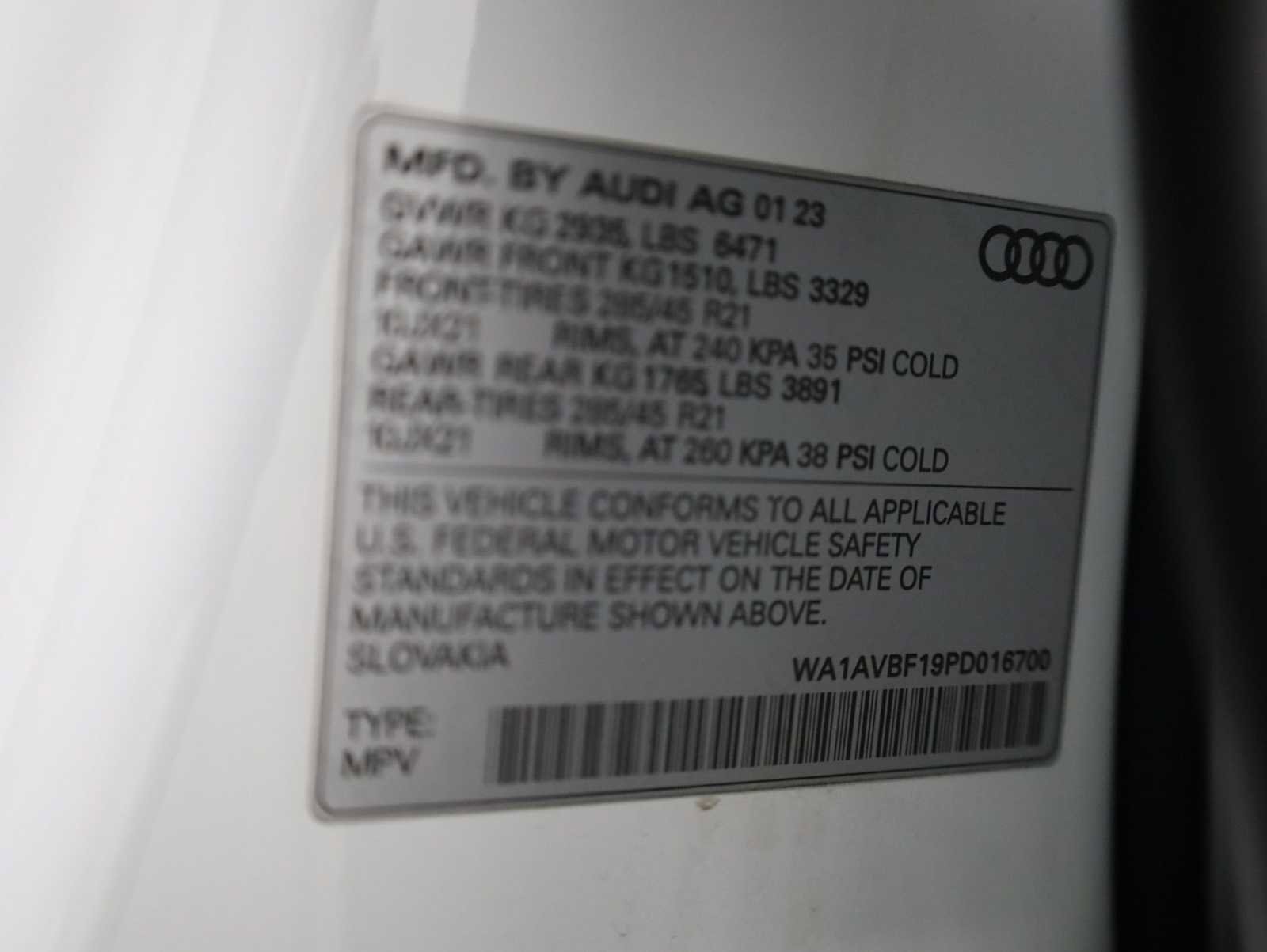 Used 2023 Audi Q8 Premium w/ Convenience Package AWD/4WD image 41