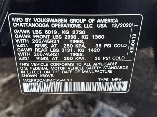 Used 2021 Volkswagen Atlas SEL Premium image 26