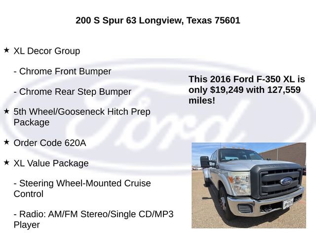 Used 2016 Ford F350 XL w/ XL Value Package image 5