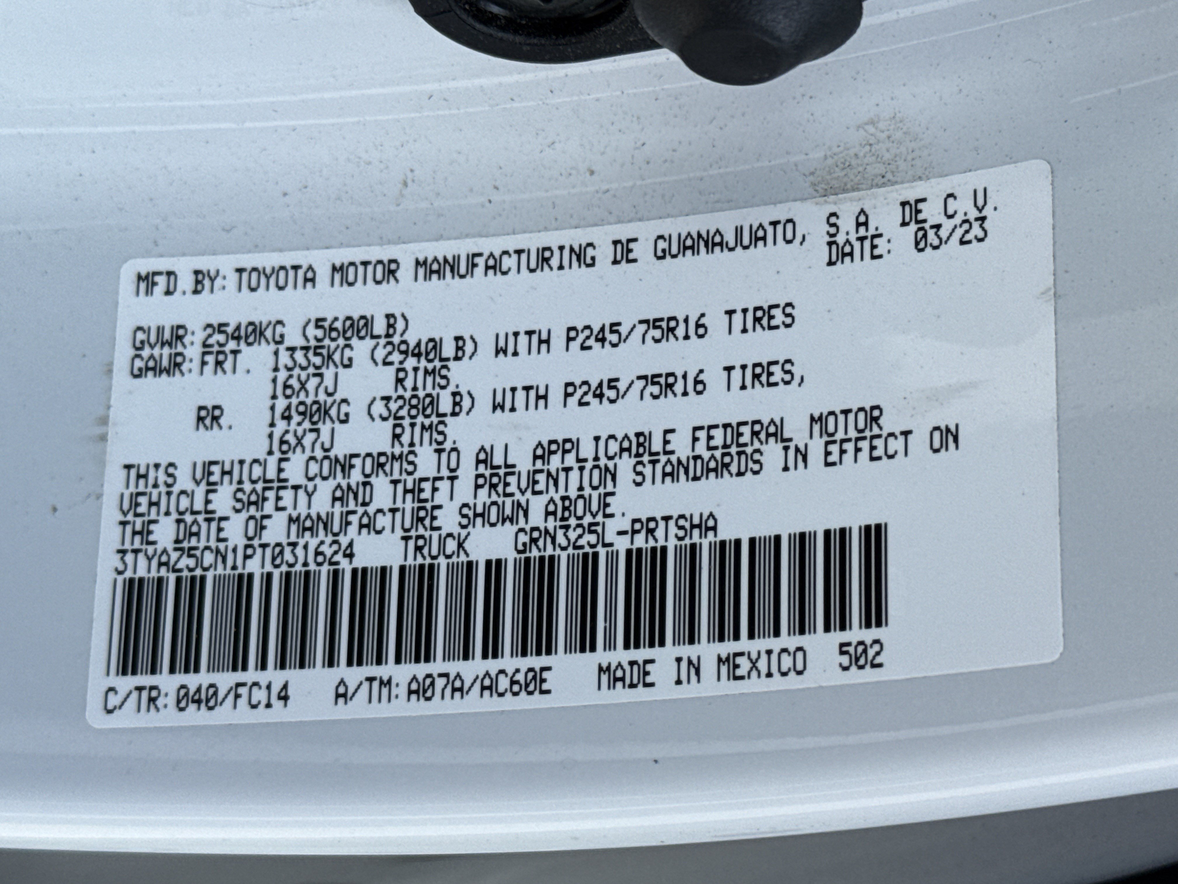 Used 2023 Toyota Tacoma SR5 RWD image 33
