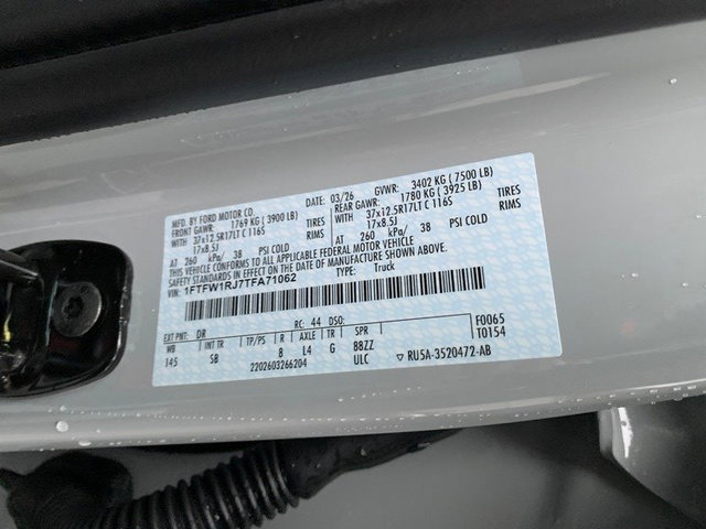 Used 2026 Ford F150 Raptor w/ Equipment Group 803A Raptor R AWD/4WD image 33