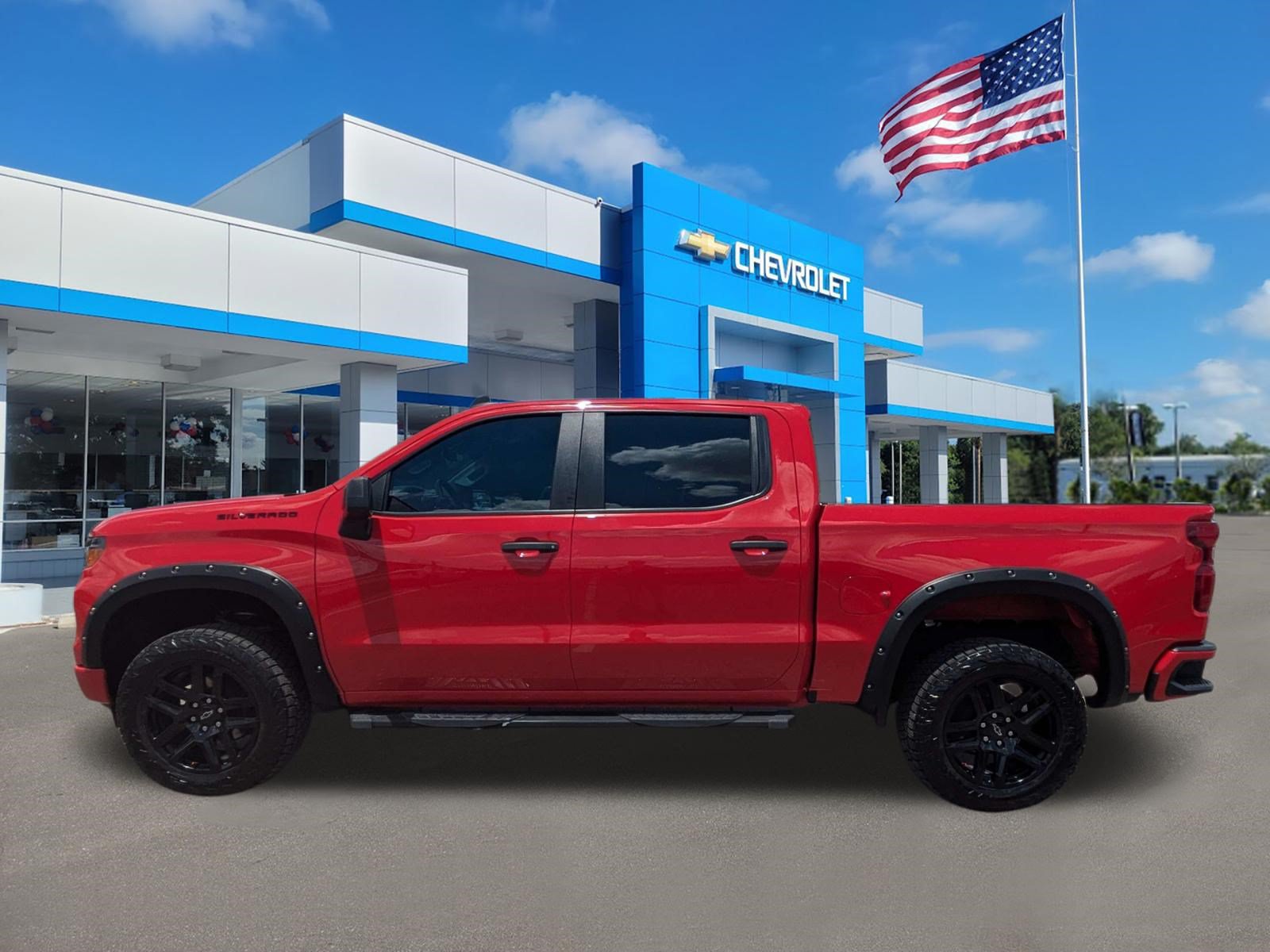 Used 2023 Chevrolet Silverado 1500 Custom w/ LPO, Dark Essentials Package RWD image 6