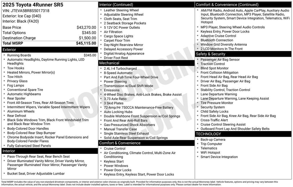 Used 2025 Toyota 4Runner SR5 image 36