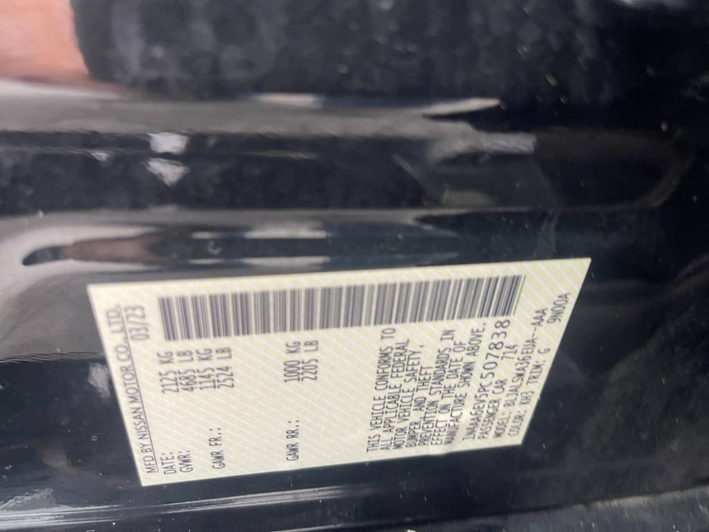 Certified 2023 Nissan Maxima SR w/ Sport Mat Group FWD image 30