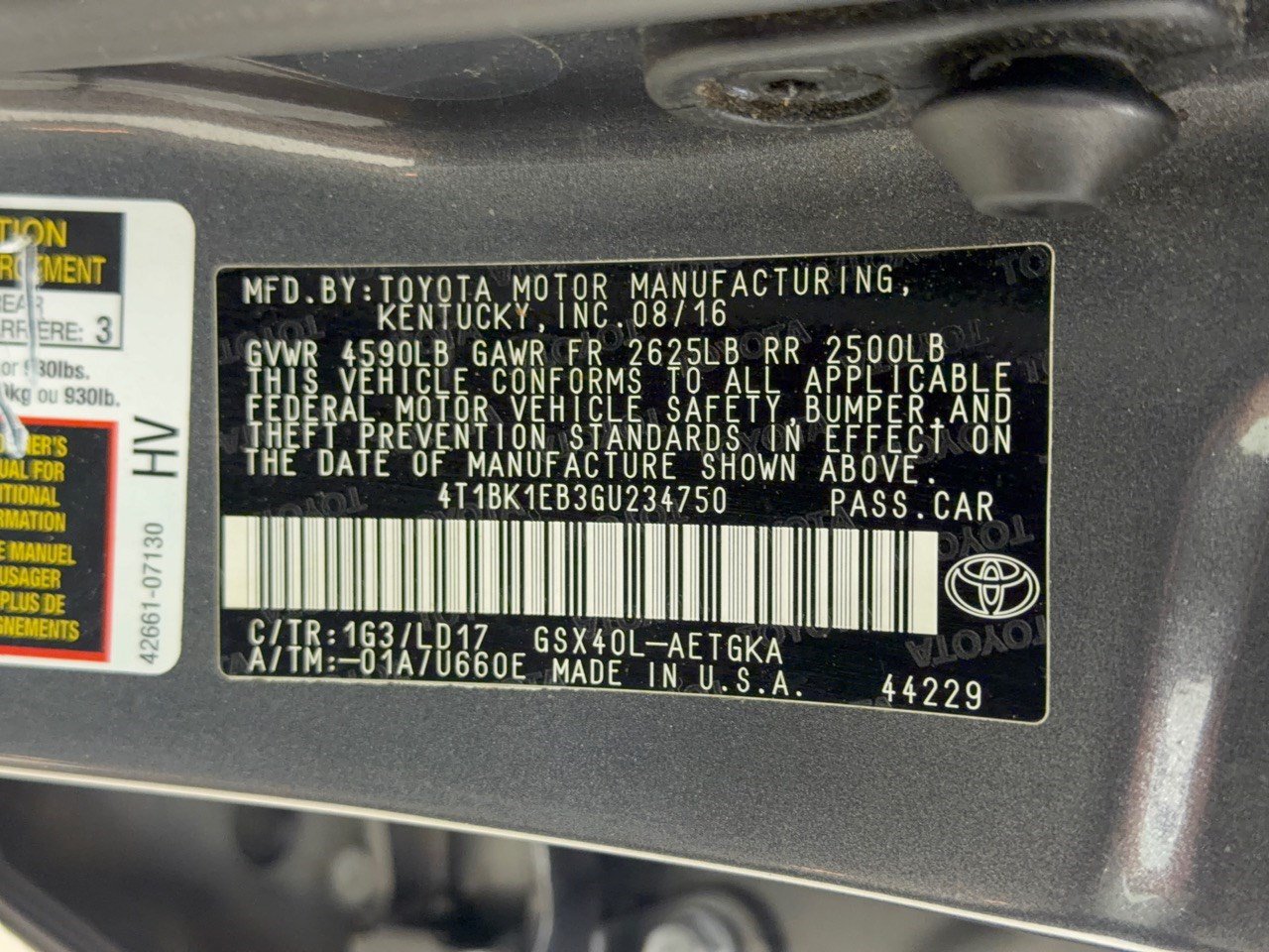 Used 2016 Toyota Avalon XLE FWD image 31