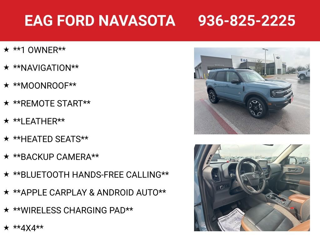 Used 2023 Ford Bronco Sport Outer Banks w/ Tech Package image 4