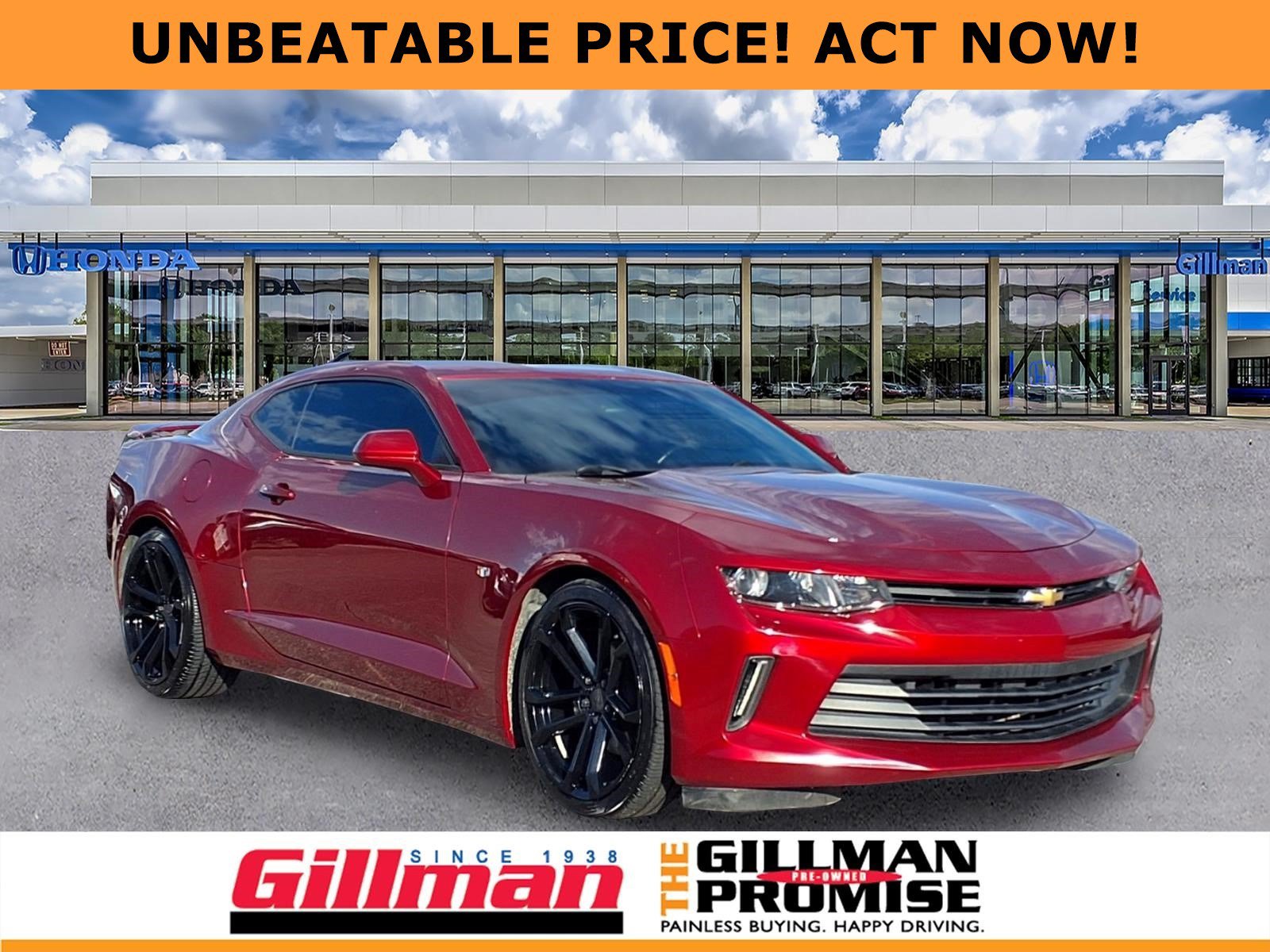 Used 2018 Chevrolet Camaro LT RWD image 1
