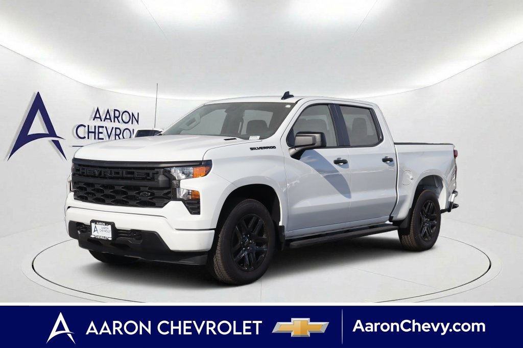 New 2026 Chevrolet Silverado 1500 Custom w/ LPO, Dark Essentials Package RWD image 1