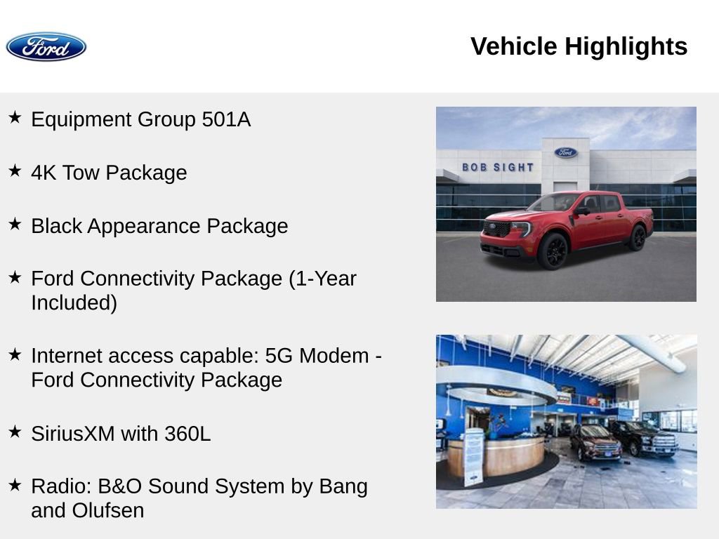 New 2026 Ford Maverick Lariat w/ Black Appearance Package image 2